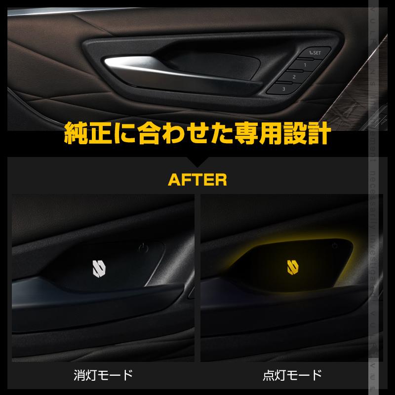 Vulcans アルファード 40系 ヴェルファイア インナードアハンドルLED