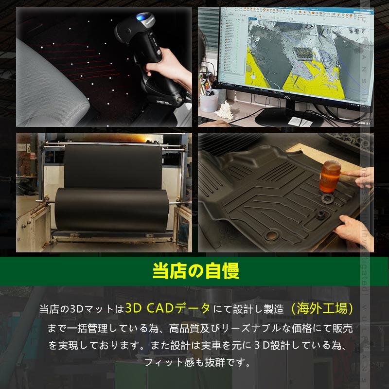 Vulcans 「セール価格」ハイラックス GUN125 後期 AT車 3Dフロアマット