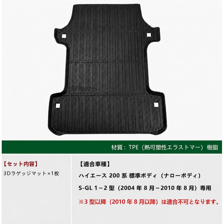 Vulcans ハイエース 200系 標準ボディ 5人乗り S-GL 1〜2 型専用 3D