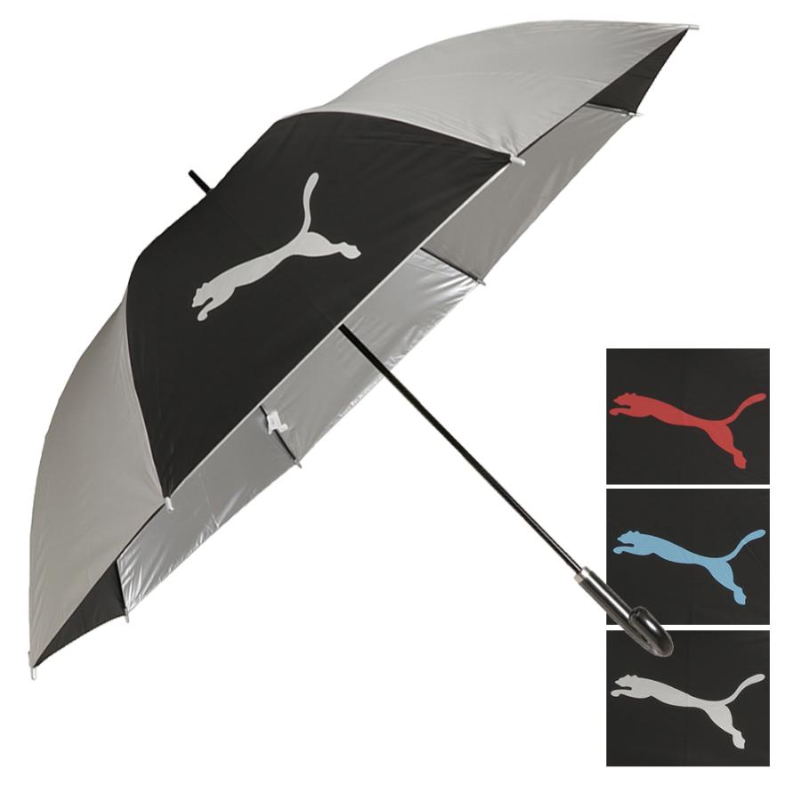 秀逸 長傘 晴雨兼用傘 PUMA プーマ 紳士用 張分シルバーコーティング ジャンプ傘