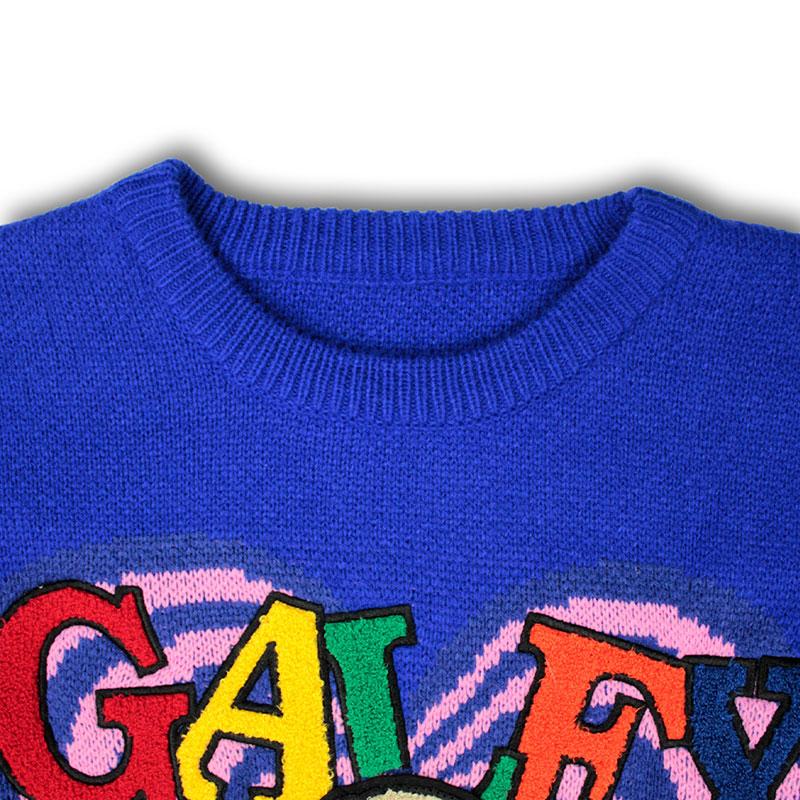 ガルフィー 愛犬家ニット 長袖セーター 133014 黒 ピンク 青L XL GALFY ブラック ブルー｜w-a-n-k-o｜12