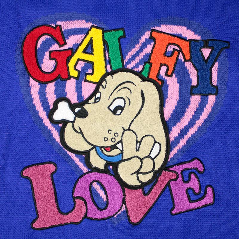 ガルフィー 愛犬家ニット 長袖セーター 133014 黒 ピンク 青L XL GALFY ブラック ブルー｜w-a-n-k-o｜13