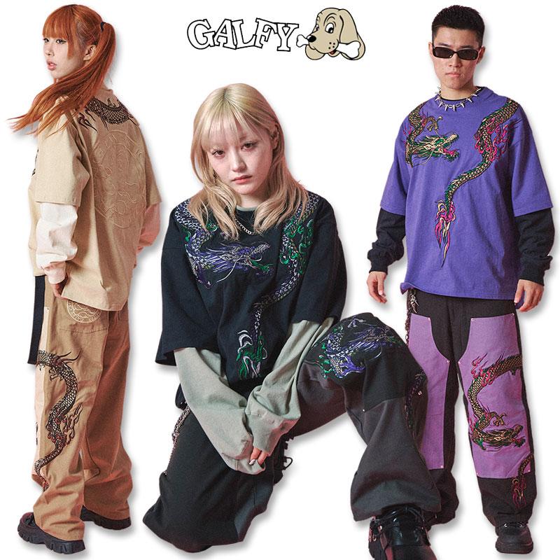 GALFY（ガルフィー） ちょいYABAレイヤードロンT ワークパンツ 