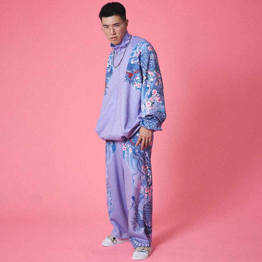 ガルフィー GALFY 四代目卍 SET UP 江戸紫 セットアップ SETUP 上下  