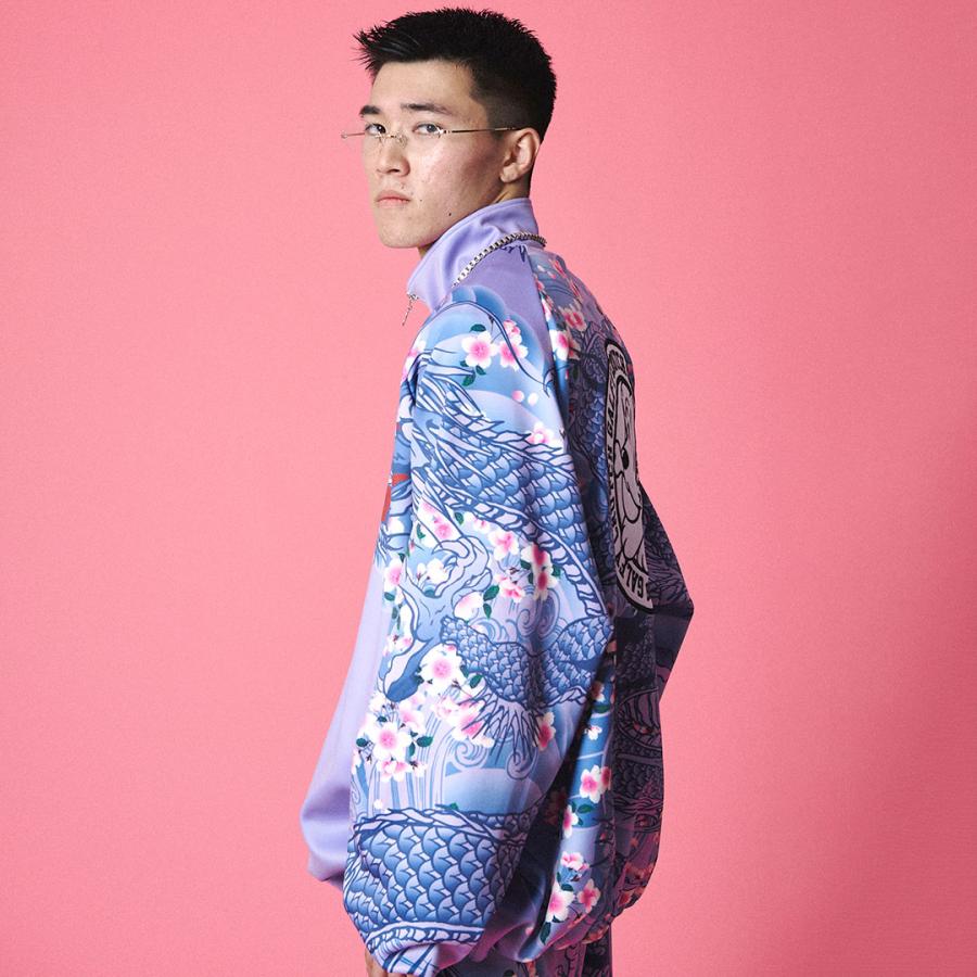 とやんGALFY 四代目卍 SET UP 江戸紫 セットアップ　大型犬 GALFY（ガルフィー） 四代目卍 SET UP 江戸紫 セットアップ SETUP 上下