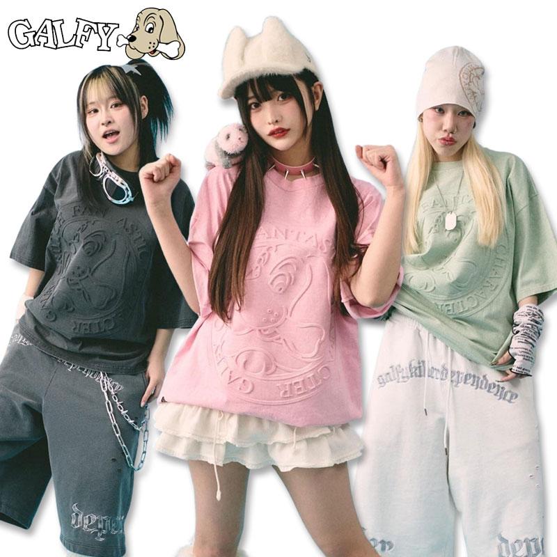 GALFY（ガルフィー） ぷくぷくGALFY Tee 142005 半袖Tシャツ BLACK S 