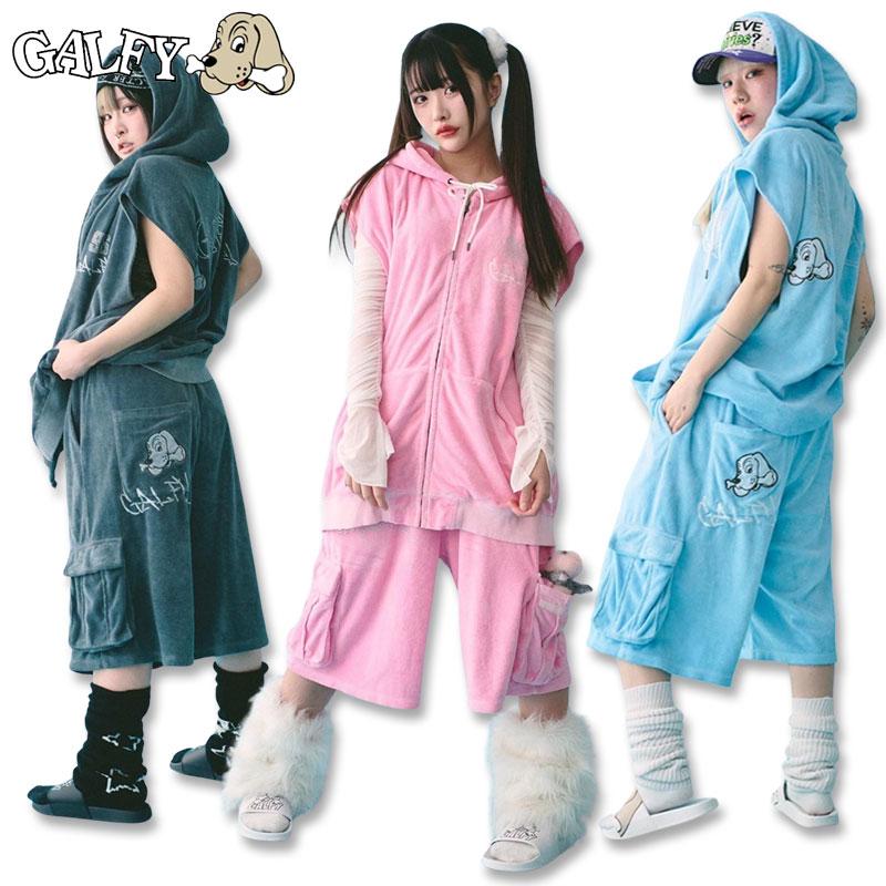 GALFY（ガルフィー） あの頃のギャル的ノースリパーカー ファット