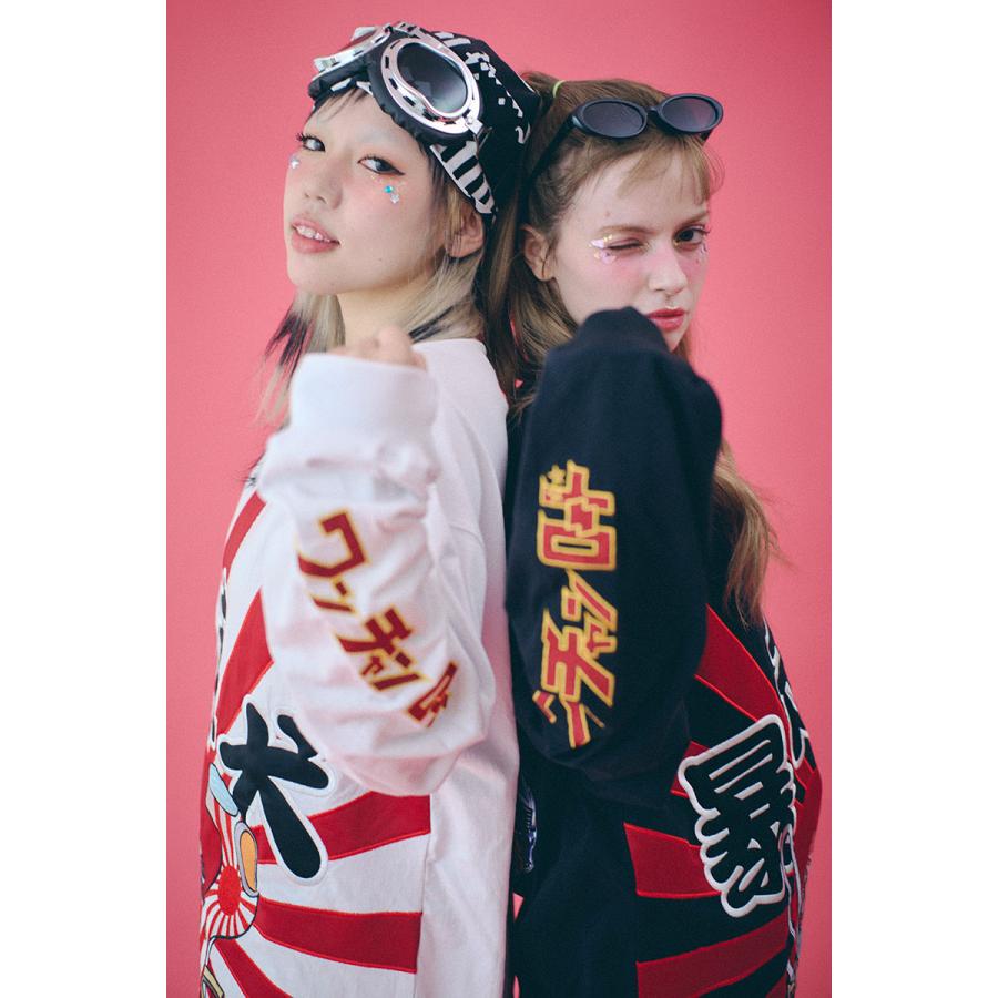 二代目暴走犬ロンT【白】 GALFY (ガルフィー) 二代目暴走犬ロンTee WHITE / ロックファッション