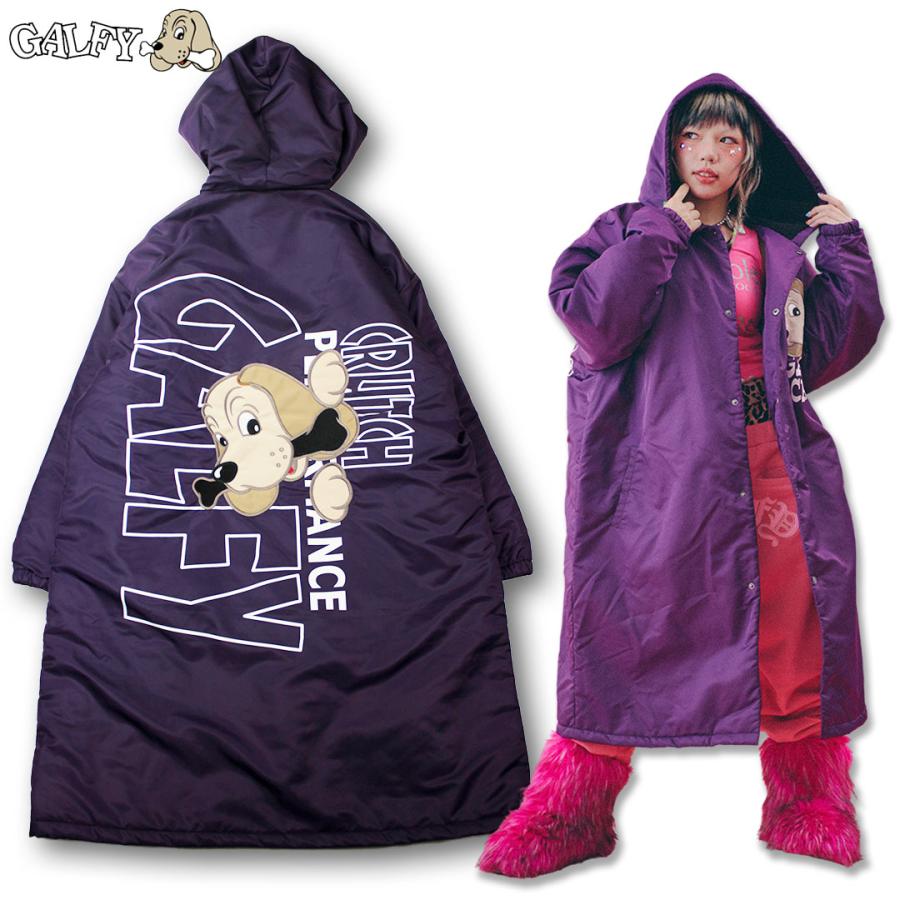 新品ガルフィー GALFY 立ちんぼテレクラコート　パープル　ベンチコート中型犬 ガルフィー GALFY 立ちんぼテレクラコート パープル ベンチコート中型犬