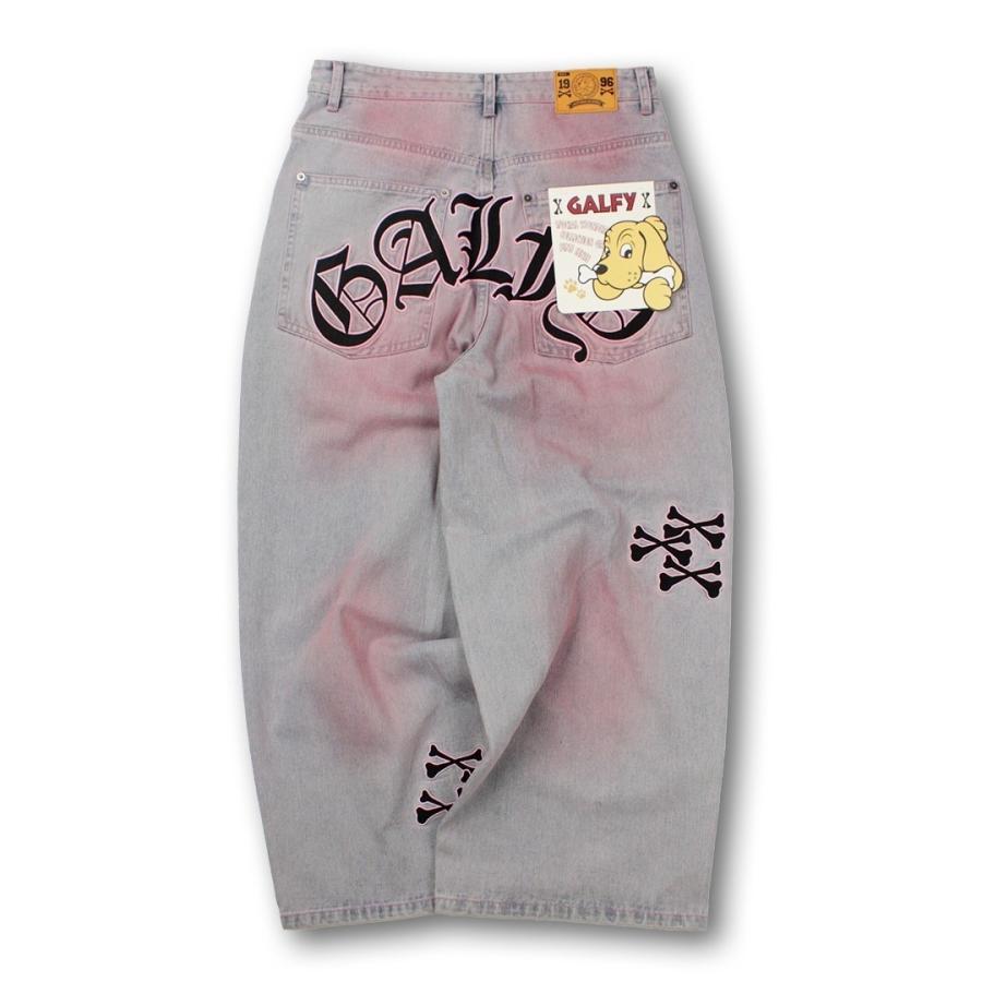 GALFY（ガルフィー） 骨骨カラーデニムパンツ 144012 Gパン ジーンズ
