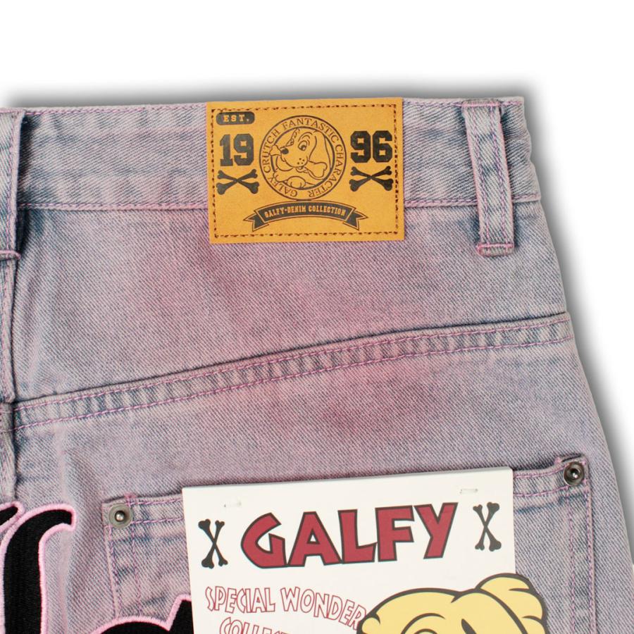 GALFY（ガルフィー） 骨骨カラーデニムパンツ 144012 Gパン ジーンズ 