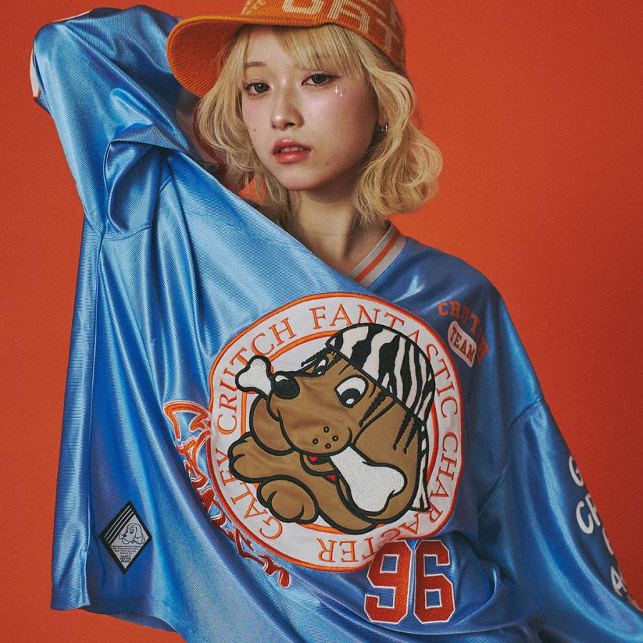 マザリ×GALFY コラボTシャツ 中型犬 GALFY（ガルフィー） ウェッサイホッケーシャツ Tシャツ151007 L 中型