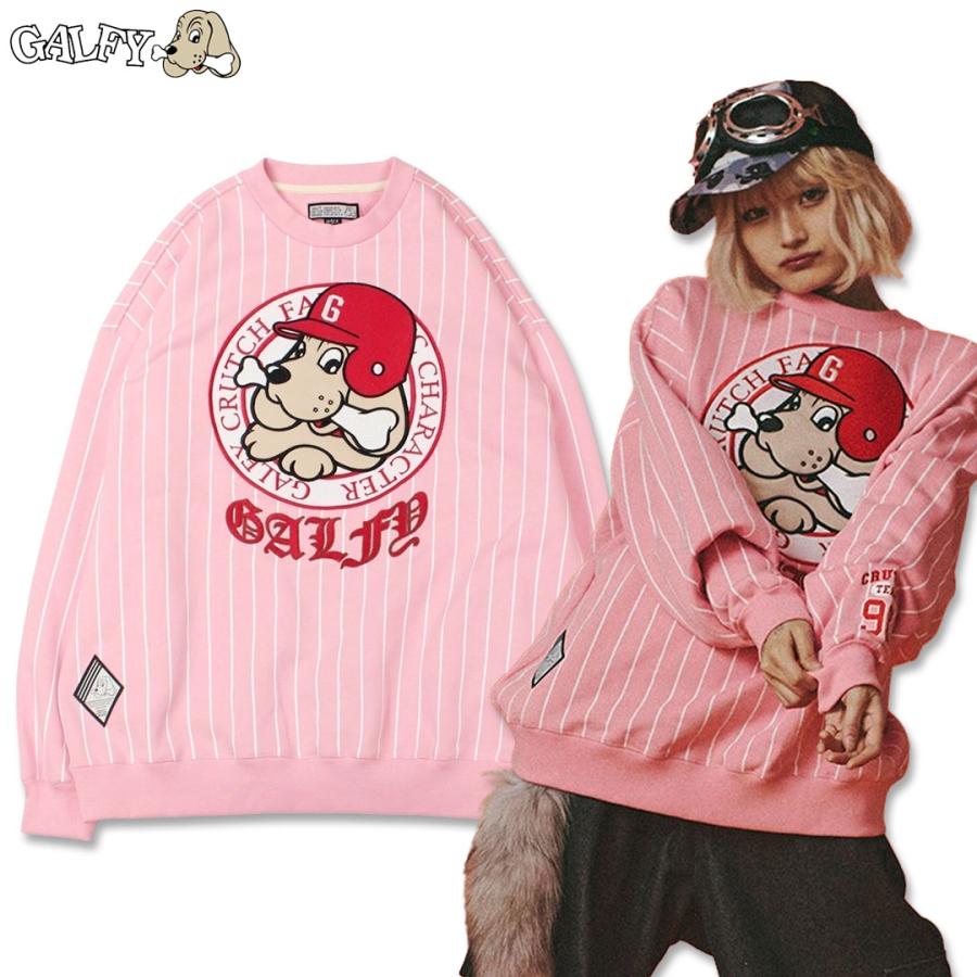 GALFY ガルフィー バッセンスウェット トレーナー 151008 L 中型犬 XL 大型犬 #20 BLACK #50 PINK #120 杢GRAY メンズ レディース ギャル 25SS_5