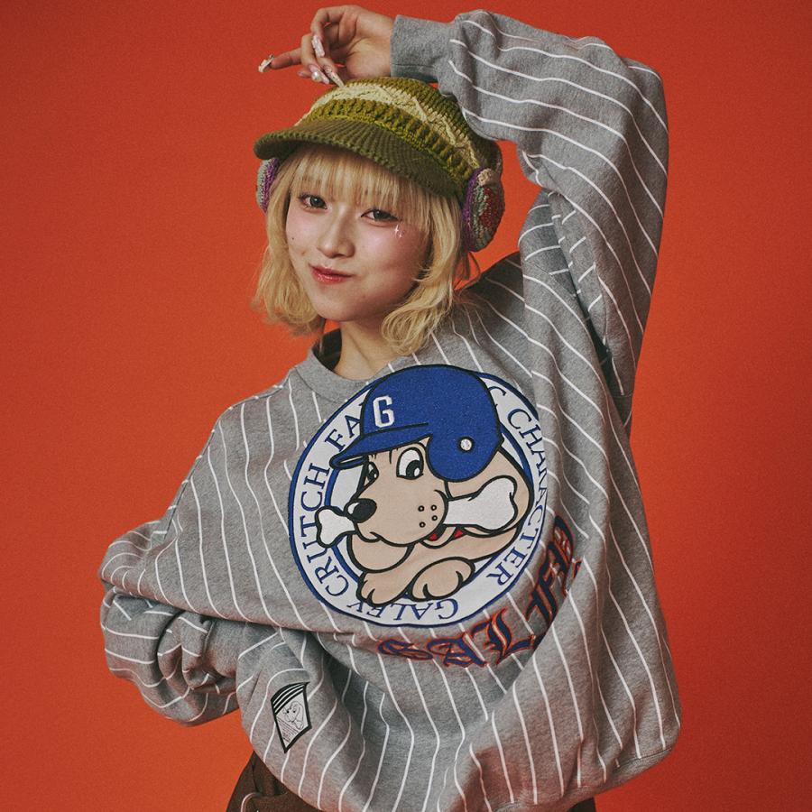 GALFY ガルフィー バッセンスウェット トレーナー 151008 L 中型犬 XL 大型犬 #20 BLACK #50 PINK #120 杢GRAY メンズ レディース ギャル 25SS_3