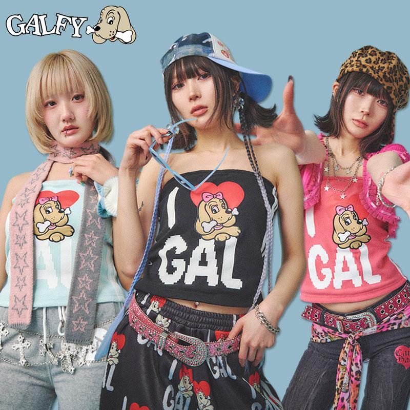 【最終価格】ギャル服セット♡candy galfy♡姫ギャル♡ GALFY（ガルフィー） キャンディー Candy Galfy I LOVE GAL チューブ