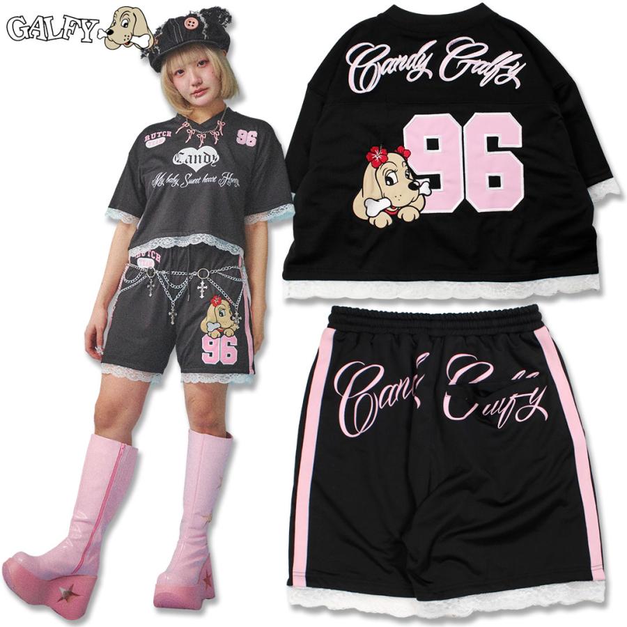 今日で消去します。キャンディーガルフィー GALFY（ガルフィー） キャンディー Candy Galf ぷりちぃゲームシャツ