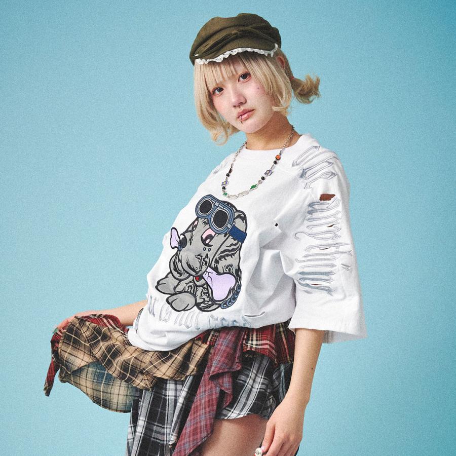 GALFY ガルフィー 病みに染まりし反戦 T シャツ Tee 152022 L