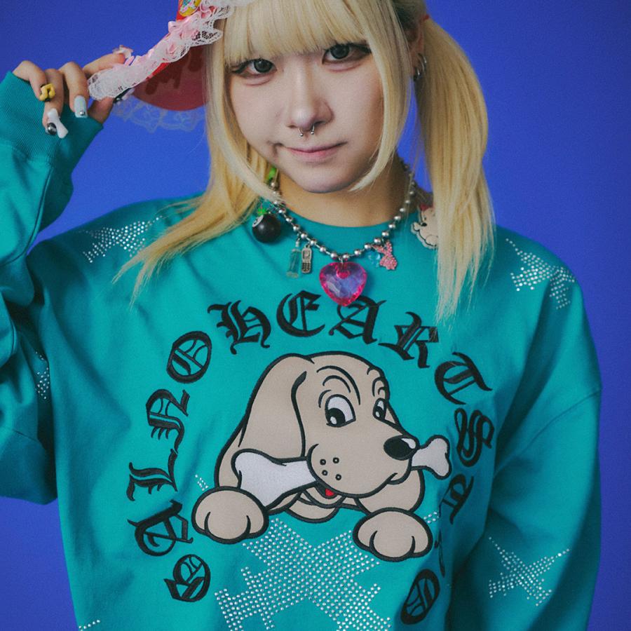 GALFY（ガルフィー） ピカピカ注射器犬ロンTee 長袖 Tシャツ 153029 犬