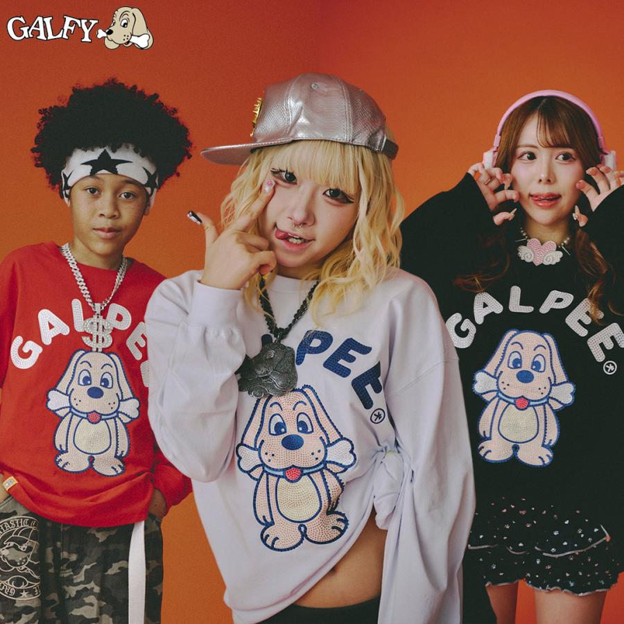 GALFY（ガルフィー） ガルピー GALPEE 光る GALPEE ロン Tee 長袖T