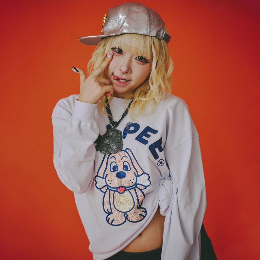 GALFY（ガルフィー） ガルピー GALPEE 光る GALPEE ロン Tee 長袖T