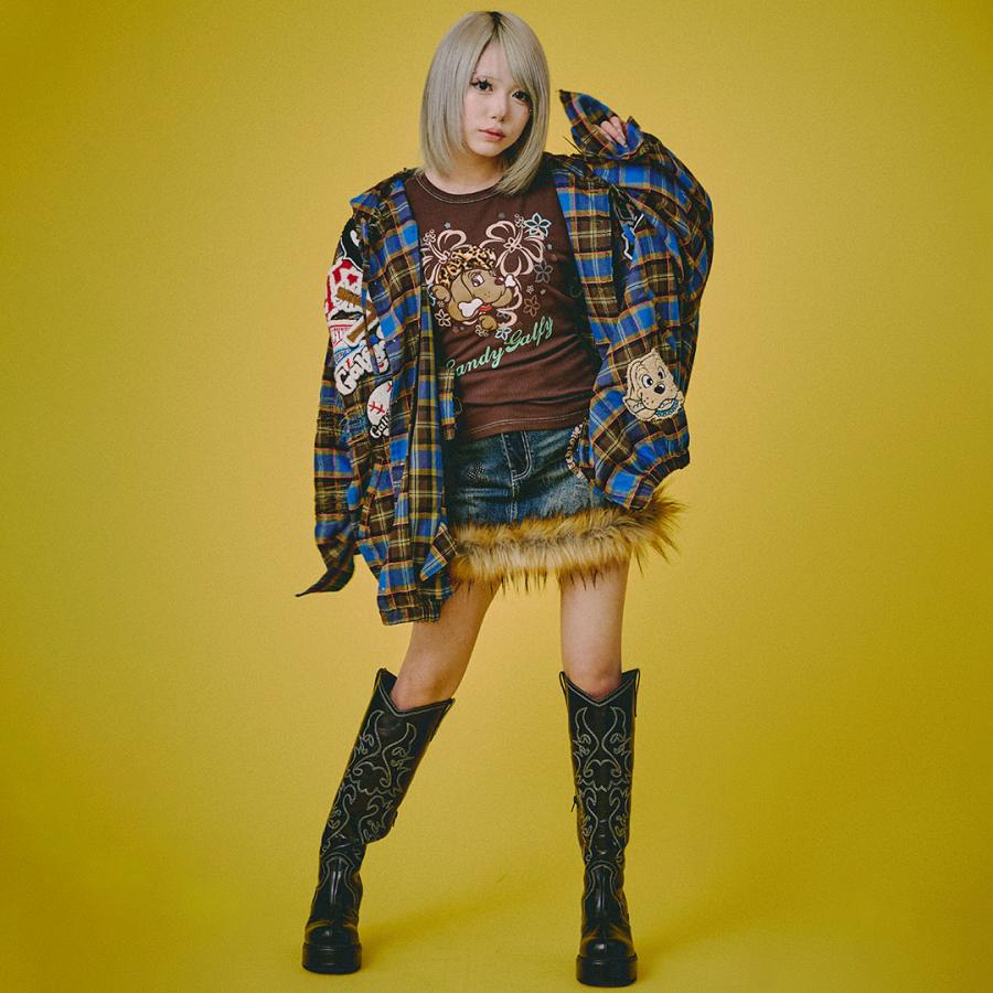 CANDY GALFY デニムミニスカート ギャル GALFY（ガルフィー） キャンディーガルフィー CANDY GALFY ぎゃる