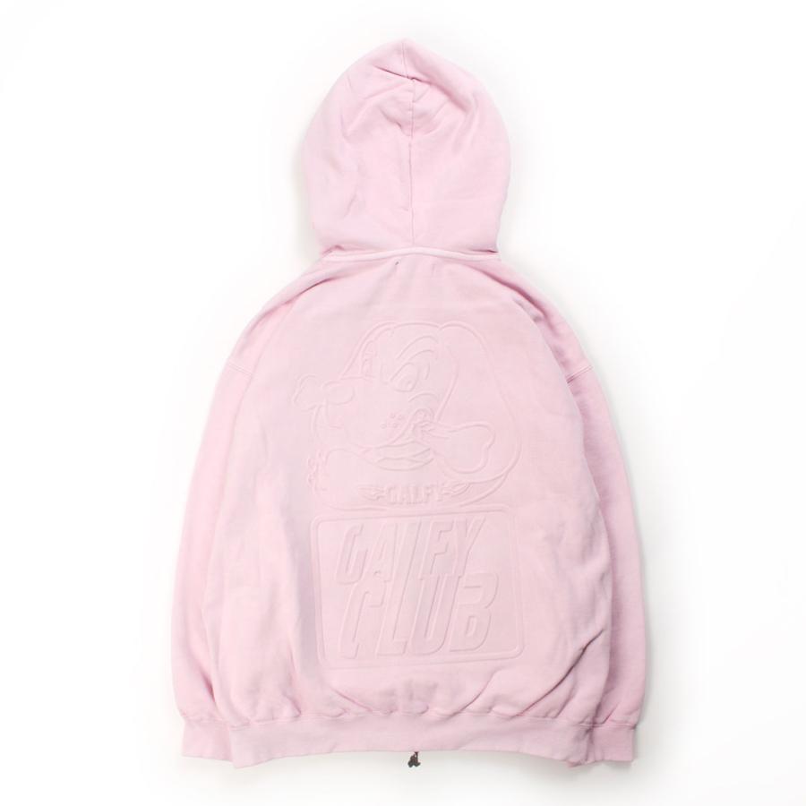 GALFY（ガルフィー） GALFY CLUB ジップパーカー 153065 BLACK PINK L