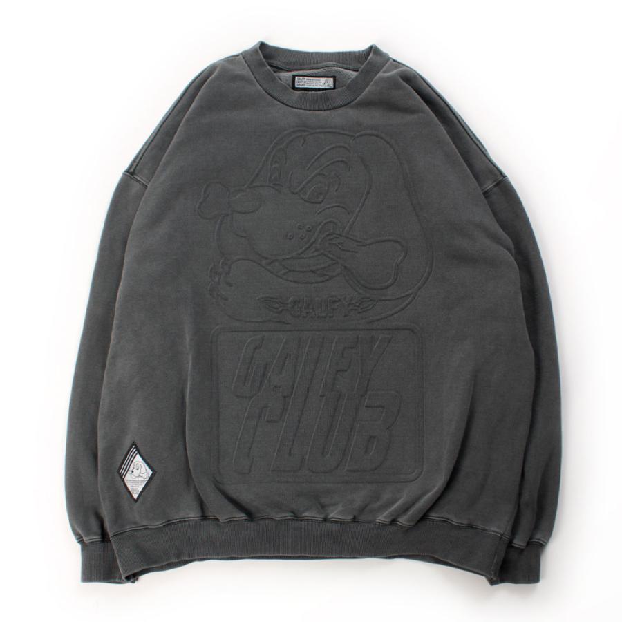 GALFY（ガルフィー） GALFY CLUBクルーネック トレーナー 153066 BLACK