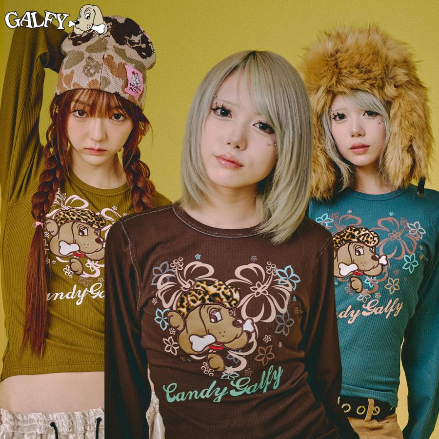「夏姫」キャンディー ガルフィー Candy Galfy GALFY（ガルフィー） キャンディー CANDY GALFY SEXY LIPS Tee 161030
