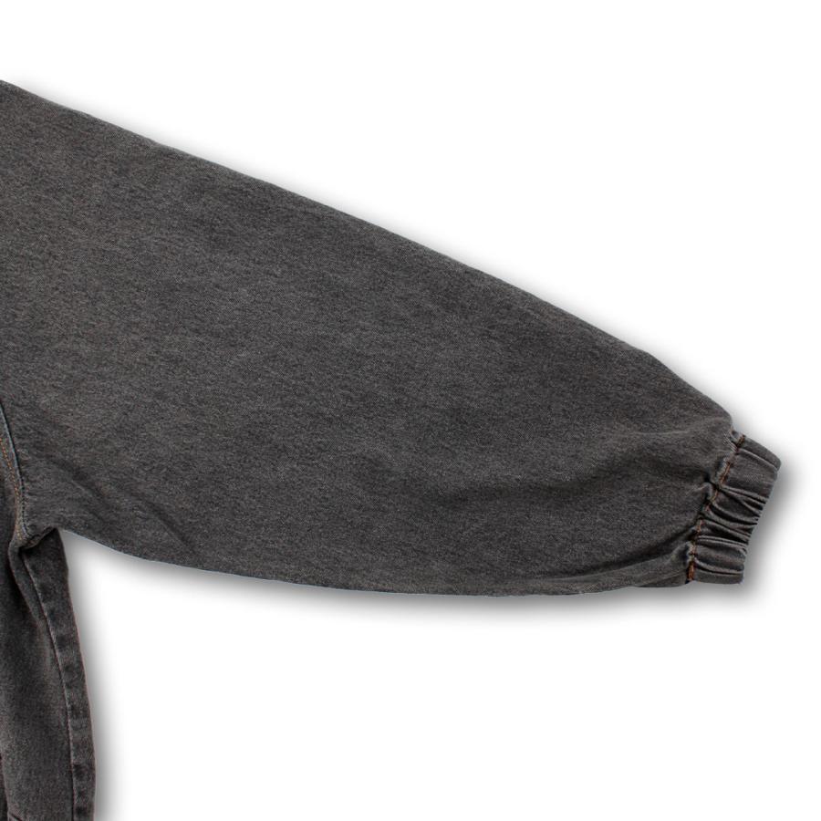 ガルフィー GALFY ぐるグニャデニムパーカー 153073 BLACK BLUE BROWN パーカー トレーナー デニム 秋冬 ギャル ヤンキー 25AW_14