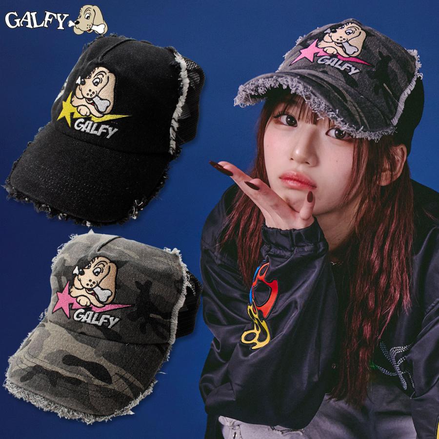 GALFY（ガルフィー） 星のわんちゃんボロボロ CAP 161007 #20 BLACK