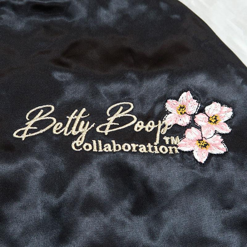 絡繰魂 粋 桜月夜 Betty Boop スカジャン ベティ・ブープ 総刺繍