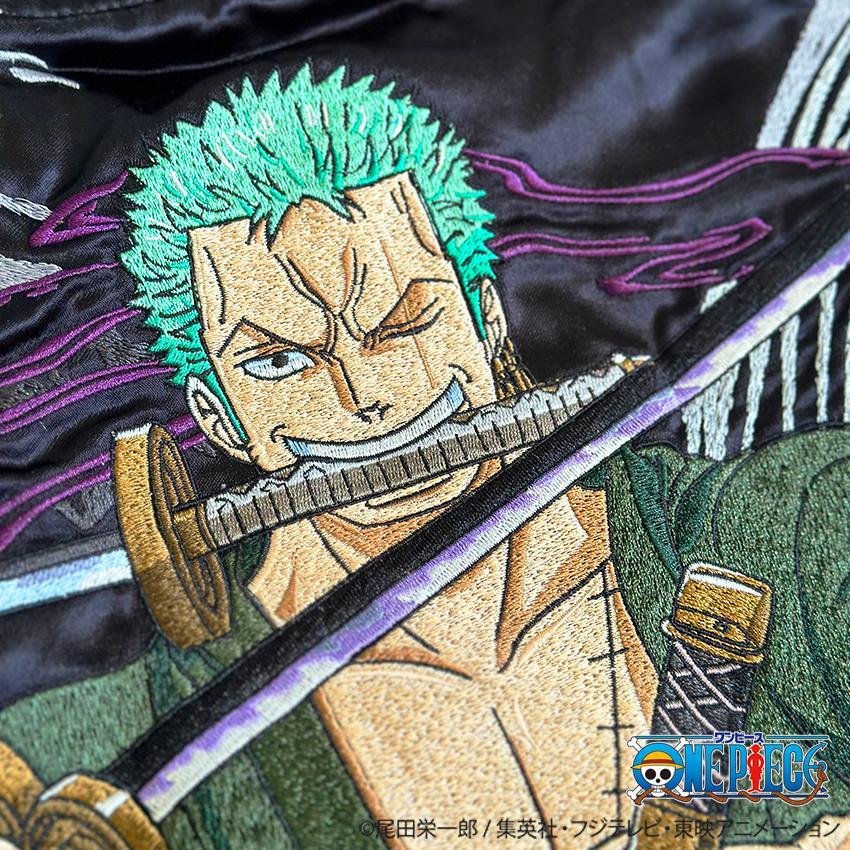 絡繰魂 粋 ワンピース ONEPIECE コラボ スカジャン ゾロ 海賊狩りの