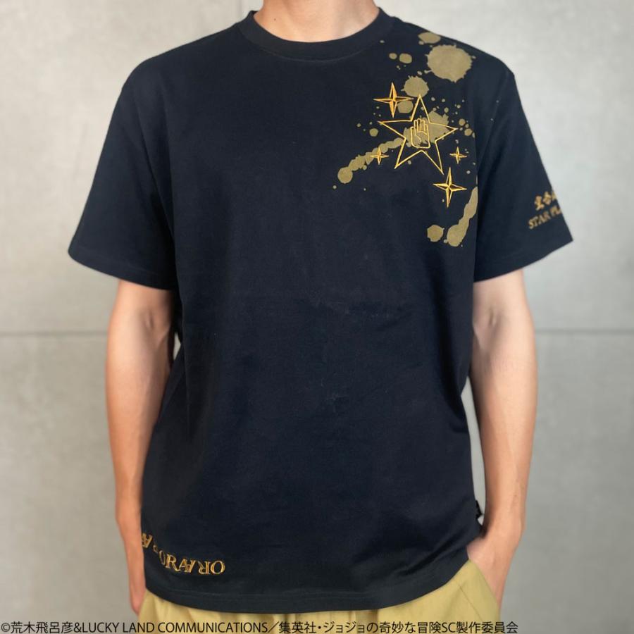 絡繰魂 × ジョジョの奇妙な冒険 空条承太郎 Tee 半袖 Tシャツ Tee 