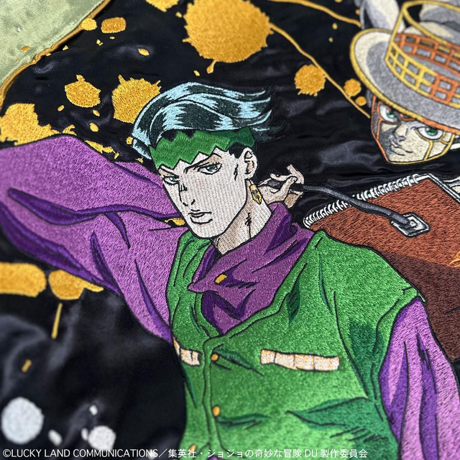 絡繰魂 × JOJO 岸辺露伴 リバ−シブル スカジャン 254002 ジョジョの