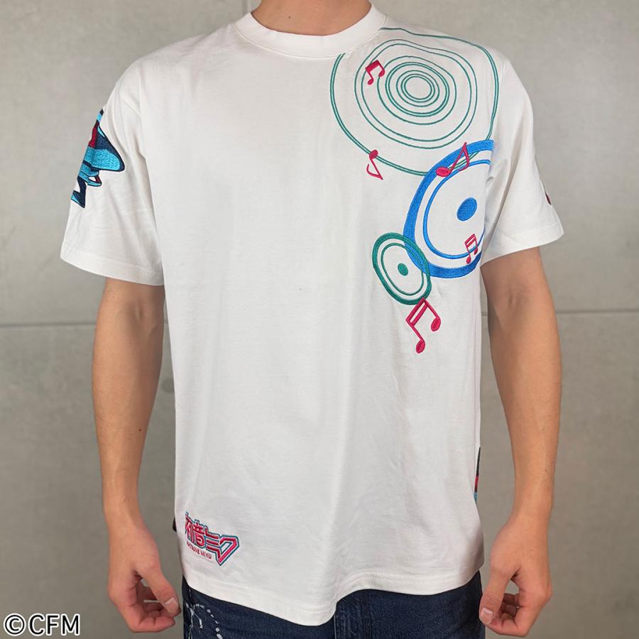 絡繰魂 × 初音ミク 【初音ミク】 爆音 TEE M L XL XXL #10 WHITE #20