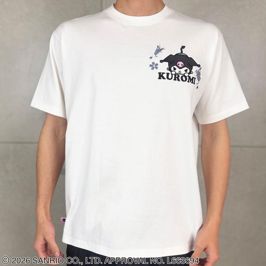 絡繰魂 × クロミコラボ 半袖Tシャツ バク JAPAN ドクロ 262091 KUROMI