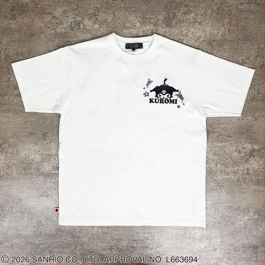 絡繰魂 × クロミコラボ 半袖Tシャツ バク JAPAN ドクロ 262091 KUROMI