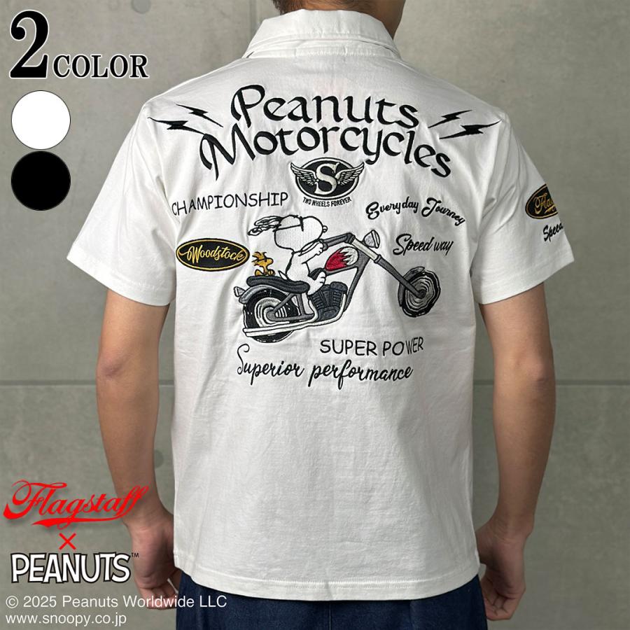 Flag staff（フラッグスタッフ） SNOOPY×Flagstaff BIKER POLOシャツ