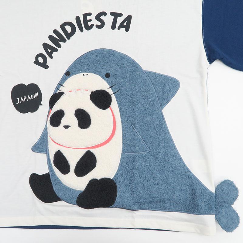 PANDIESTA（パンディエスタ） サメパンダ しっぽ付き 半袖Tシャツ