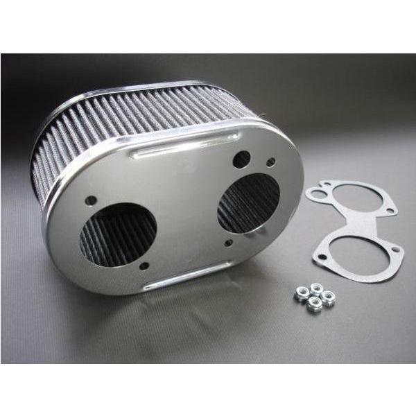 クロームエアクリーナー88mm 新品S20ハコスカS30ソレックスSOLEX