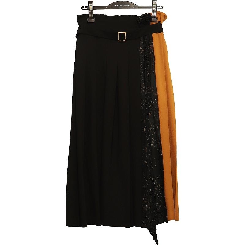 AKIKOAOKI Quailegg pleated skirt アキコアオキ 切り替え プリーツ スカート フリー FREE  :1-060-2022-302-02-9:W-CLASS - 通販 - Yahoo!ショッピング