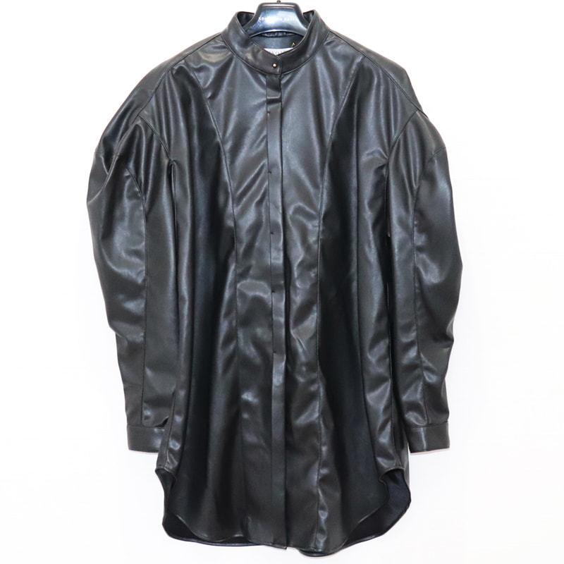 21AW AKIKOAOKI Take you easy-01 アキコアオキ レディース トップス フェイクレザー ブラウス シャツ FREE  ブラック AA21AW-SH01-01 :1-060-2122-601-00-9:W-CLASS - 通販 - Yahoo!ショッピング