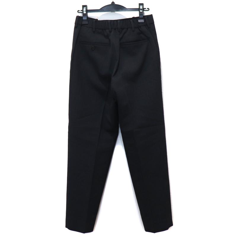 MARKAWARE FRONT PLEATS PEGTOP スラックス FRONT PLEATS PEGTOP ORGANIC WOOL JAPAN FLANNEL - MARKAWARE