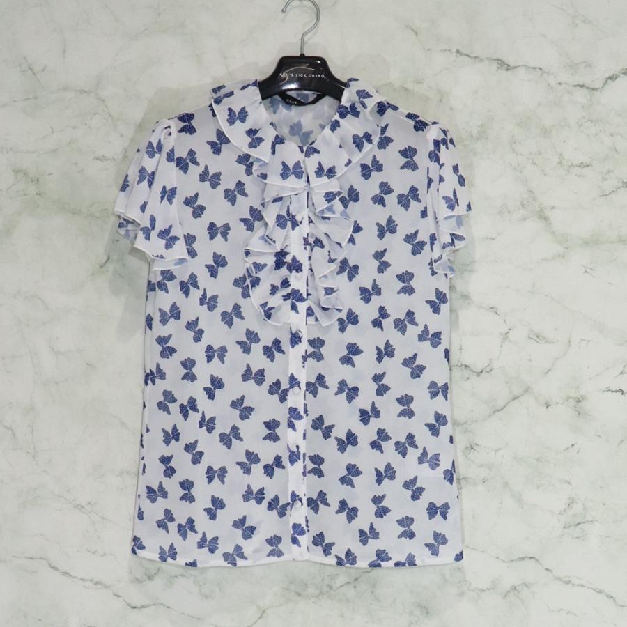 Sister Jane sister jane Bow Print Ruffle Blouse シスタージェーン 