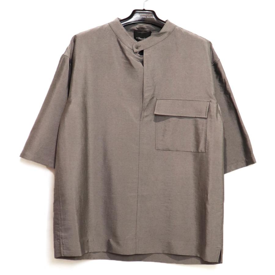 ss 3 1phillip Lim Oversized Band Collar Shirt スリーワンフィリップリム メンズ トップス バンドカラー オーバーサイズ シャツ 半袖 M W Class 通販 Paypayモール