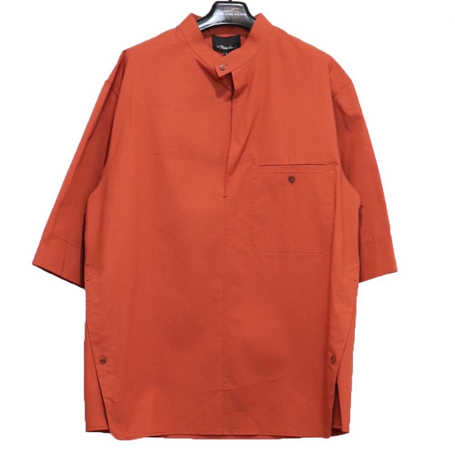 3 1phillip Lim Ss Oversized Washed Poplin Band Collar Shirt スリーワンフィリップリム メンズ トップス バンドカラー オーバーサイズ シャツ M 1 119 11 605 13 2 W Class 通販 Yahoo ショッピング