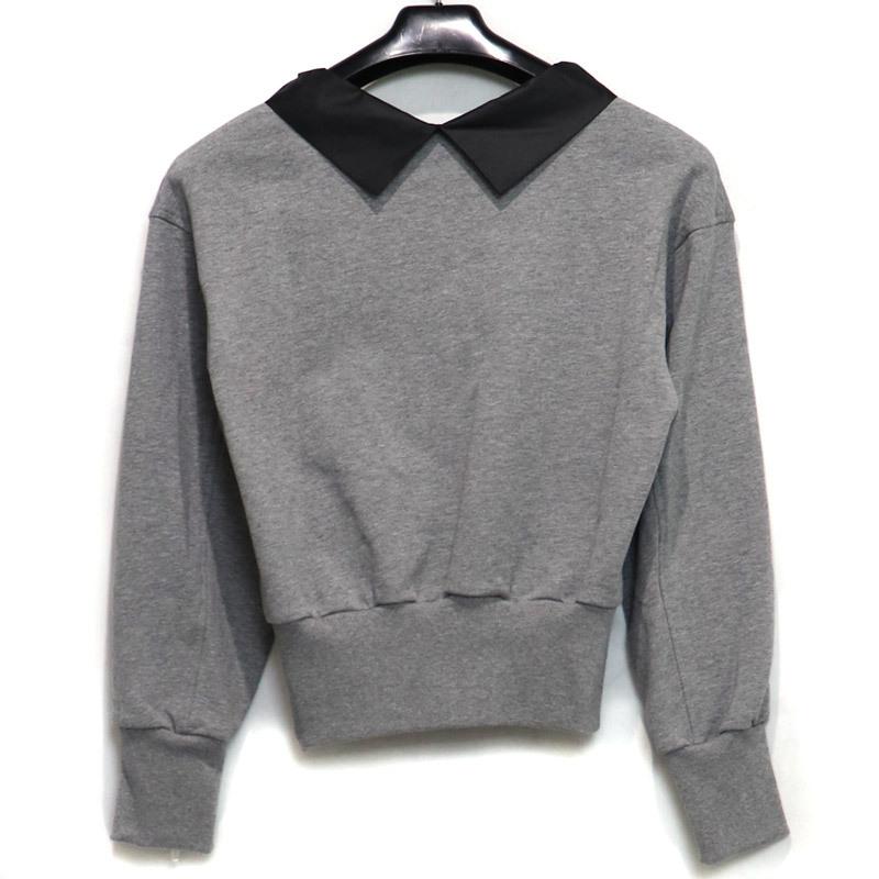 3.1 Phillip Lim 3.1Phiillip 3/4 SLV FRENCH TERRY COWL NECK PO  