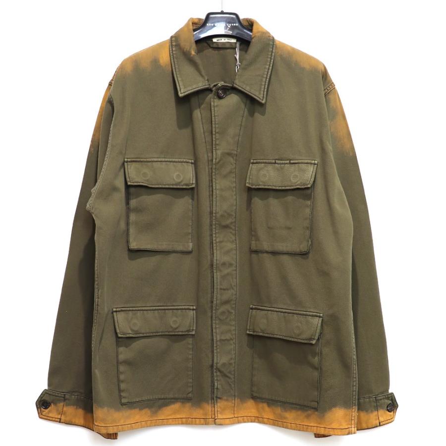 Marni Bull Denim Jacket マルニ メンズ アウター ヴィンテージ 加工 オーバーサイズ ミリタリー ブル デニム ジャケット ブルゾン カーキ 48 L W Class 通販 Paypayモール