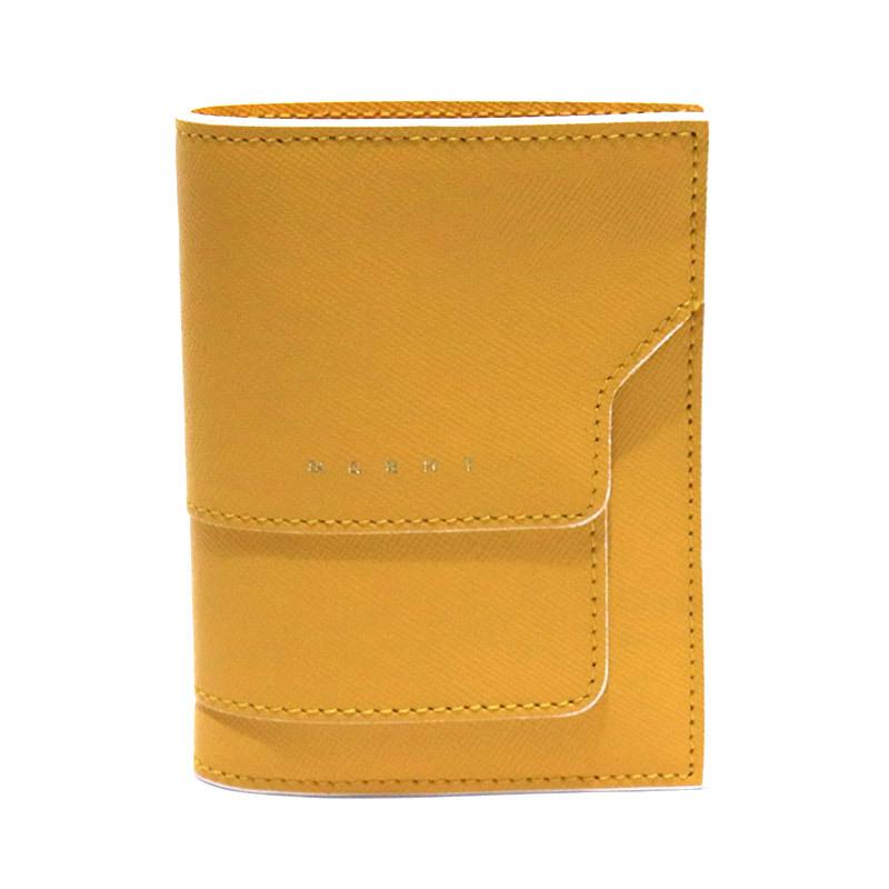 格安即決 21ss Marni Saffiano Leather Billfold Wallet マルニ 小物 サフィアーノ レザー ウォレット 二つ折り 財布 レビューで送料無料 Brivanbiotech Com