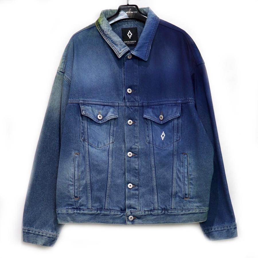 ss Marcelo Burlon County300 Spray Over Dnm Jkt マルセロバーロン 春夏 メンズ アウター グラデーション プリント デニム ジャケット ブルゾン L W Class 通販 Paypayモール